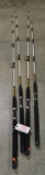 (4) Gold Coast Challenger 6.5ft spinning rods