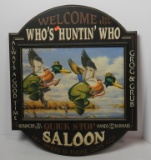 Quick Stop Saloon wooden collectable sign