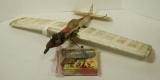 Vintage airplane Starting kit, and airplane