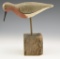 J.P Hand 2015 Robin Snipe decoy on wooden stand