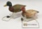 Pair of Curtis Waterfield carved miniature duck