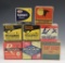 (8) Vintage Shotgun shell boxes by Wards Red
