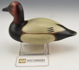 Ducks Unlimited miniature carved Canvasback