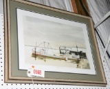 “Reedville Dockside” framed print by Mary Lou