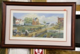 “Bygone Days in Reedville” circa 1910 framed