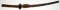 Lot #2028 - Japanese style Samurai sword with scabbard  41” total length