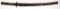 Lot #2029 - Japanese Katana sword in scabbard 27 ½” total length