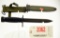 Lot #2062 - U.S. M4 A1 Carbine bayonet with M8A1 sheath 15”