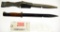 Lot #2066 - WWII German K98 Bayonet with Scabbard approximately 15 ½”