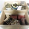 Lot #2169 - (2) Entire boxes full of thousands of spent brass cartridges: Mostly .45 auto and