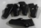 Lot #2213 - (5) Quality leather pistol holsters to include: Smith & Wesson Black Basketweave