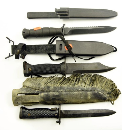 Lot #2070 - Glock Austrian made model 81 synthetic handled knife with serrated blade, US MK 3 S