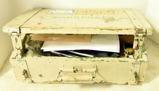Lot #2092 - Vintage Kmart Focal 22x60mm spotting scope in wooden case