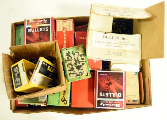 Lot #2110 - Entire flat of bullets/projectiles in many calibers and grains to include but not l