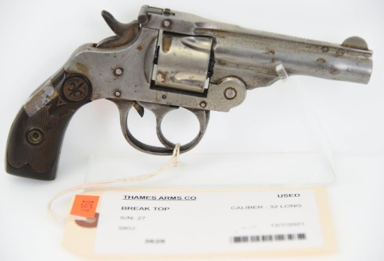 THAMES ARMS CO BREAK TOP Double Action Revolver 32 LONG REGULATED