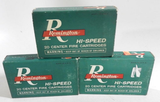 Lot #2186 - (3) boxes of Remington 30-06 180 grain rifle rounds (60 rounds total)