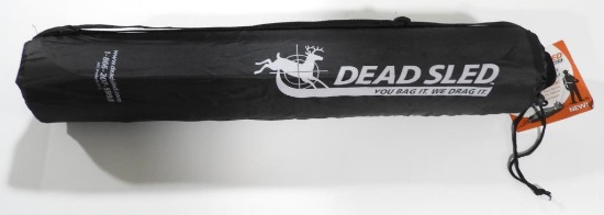 Lot #2225 - Dead Sled folding deer sled in original box never used and Thomson Center Ramrod