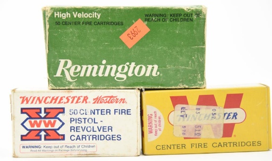Lot #2327 - (1) box Winchester .32 S&W, (1) box of Western .32 S&W, (1) box of Remington .32 short	