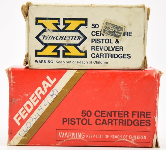 Lot #2329 - (2) boxes of .38 special 158 grain ammo (approx 100 rounds total)	