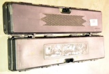 Lot #2045 - (2) hard plastic gun cases: Gun Guerrero and unmarked 45” each