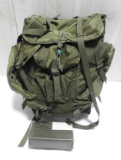 Lot #2149 - (1) US Military Desert Storm Era Ruck Sack/Back Pack and set of Military Issue Sun,