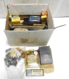 Lot #2150 - Entire Box full of reloading and shooting accessories: Weaver Split Ring Pivot Mounts
