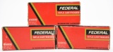 Lot #2278 - (3) boxes of Federal .30 Carbine 110 grain soft point bullets (approx 60 rounds total)	