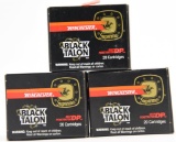 Lot #2308 - (3) boxes of Winchester Black Talon 9mm luger 147 grain ammo (approx 60 rounds total)	