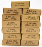 Lot #2312 - (13) boxes of PMC 5.56 ball M193 ammo (approx 260 rounds total)	