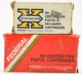Lot #2329 - (2) boxes of .38 special 158 grain ammo (approx 100 rounds total)	