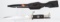 Lot #2687c - German Nazi Hitler Youth Knife with leather frog/sheath 12 ½” overall