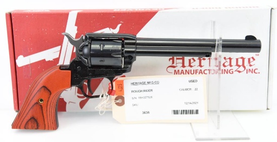 HERITAGE MFG CO ROUGH RIDER Single Action Revolver .22 Cal REGULATED