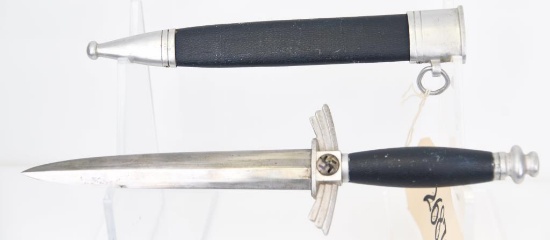 Lot #2687b - German Fliegermesser “airman’s knife” 34cm overall length with scabbard