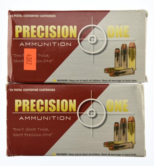 Lot #2361 - 2 Boxes of Precision One .357 Mag . 125 Gr. FMJ (2 Boxes of 50 = 100 +/- rds)