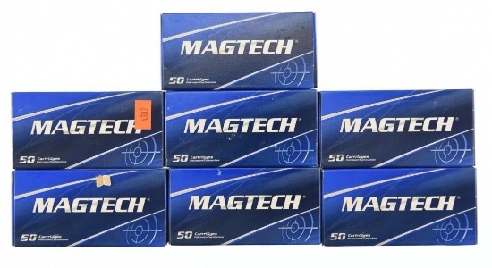 Lot #2363 - 7 Boxes of Magtech 9mm Luger 115 Gr. FMJ (7 Boxes of 50 = $350 +/- Rds)