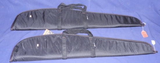 Lot #2563 - Two Allwn 47" scoped riffle soft padded  cases.