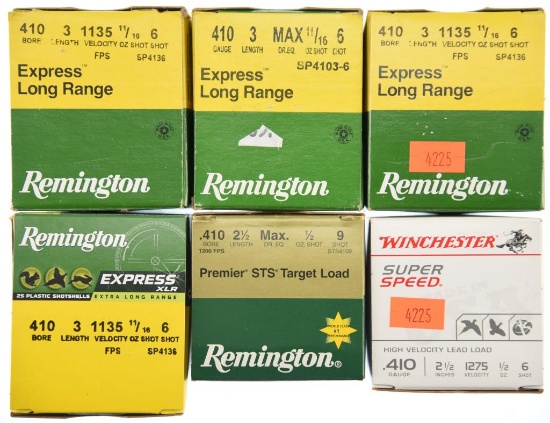 Lot #2589 - 149 Rds of Remington & Winchester .410 GA Shotshells to include: 4 Boxes of Rem.