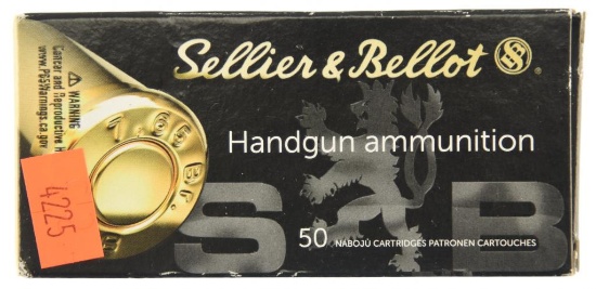 Lot #2655 - 1 Box of 50 Rds Sellier & Bellot 7.65 mm Browning (.32 Auto) 73 Grn (SB32A)