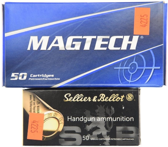 Lot #2660 - 100 Rds +/- of .25 Auto to Include: 1 Box of 50 Magtech 39 Grn FMJ & 1 Box of 50 Rds