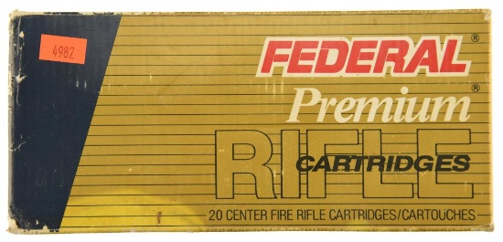 Lot #2668 - 20 Rds of Federal Premium .416 Rigby 400 Grn Trophy bonded solid Ammo – P416T2