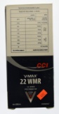 Lot #2387 - 500 Rds +/- CCI .22 WMR V-Max 30Gr. Polymer Tip Rounds (10 Boxes of 50 = 500 Rds.)