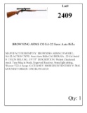 BROWNING ARMS CO SA-22 Semi Auto Rifle