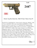 Glock/ Imp By Glock Inc. Mdl 19 Gen 3 Semi Auto Pistol