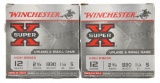 Lot #2482 - 50 Rds +/- of Winchester Super-X 12 GA 2.75” 1/125 Oz. #5 Shot. (2 Boxes of 25 = 50 Rds)