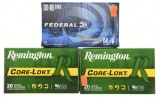 Lot #2493 - 60 Rds +/- of .30-06 Ammo to include: 40 Rds of Remington Core-Lokt 150 Grn PSP, 20