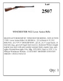 WINCHESTER 9422 Lever Action Rifle .22 Cal