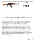 CN Romarm/Imp CAI GP-WASR 10/63 (AK-47) SAR. NO MD BIDDERS. FIREARM IS ON BANNED LIST IN MD BY MDSP