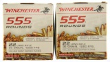 Lot #2561 - 1110 Rds +/- of Winchester .22 LR 36 Grn Copper Plated Hollow Point Ammo