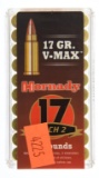 Lot #2568 - 50 Rds of Hornady Mach 2. 17 Grn V-Max Ammo.