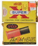 Lot #2574 - Misc Ammo Lot to include: 4 Rds of Western Super-X .222 Remington 50 Grn Ptd Soft